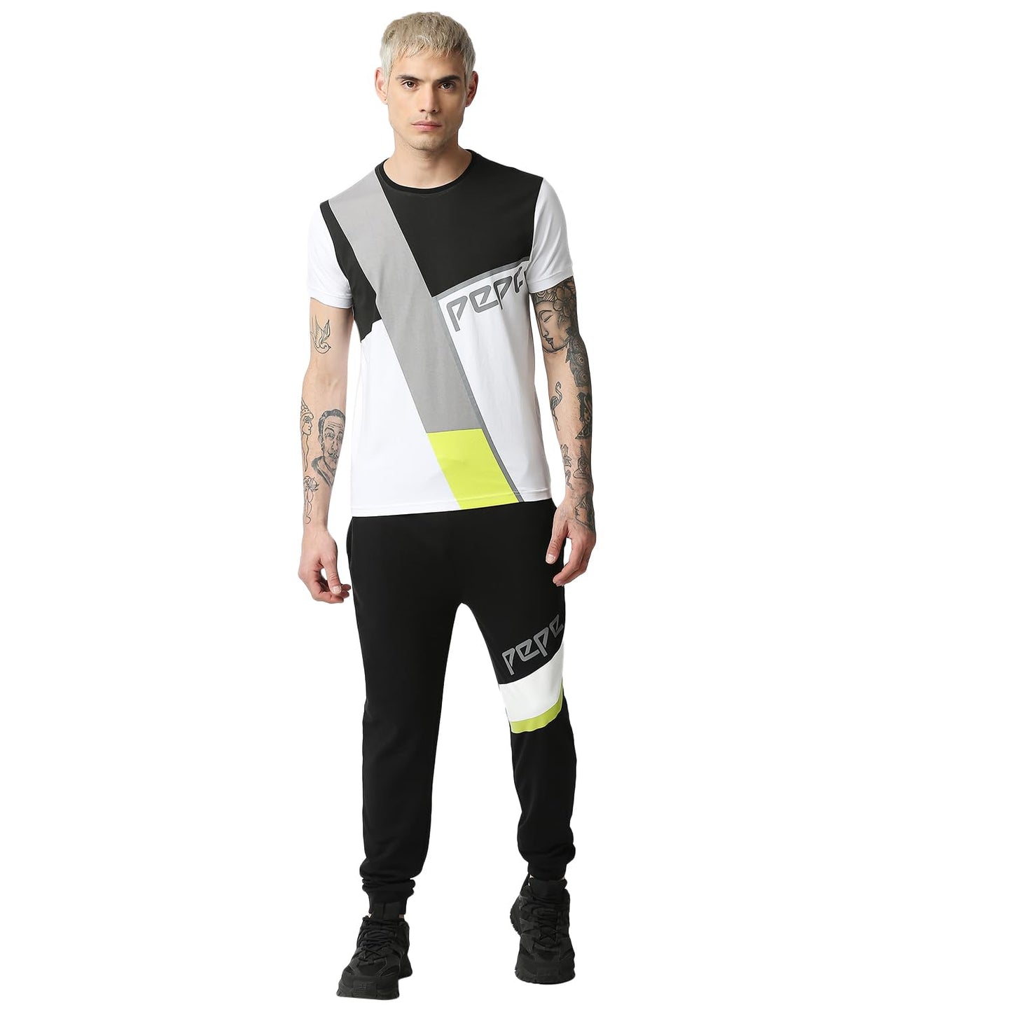Pepe Jeans MenS Slim Track Pants (Pm211507_White_L)