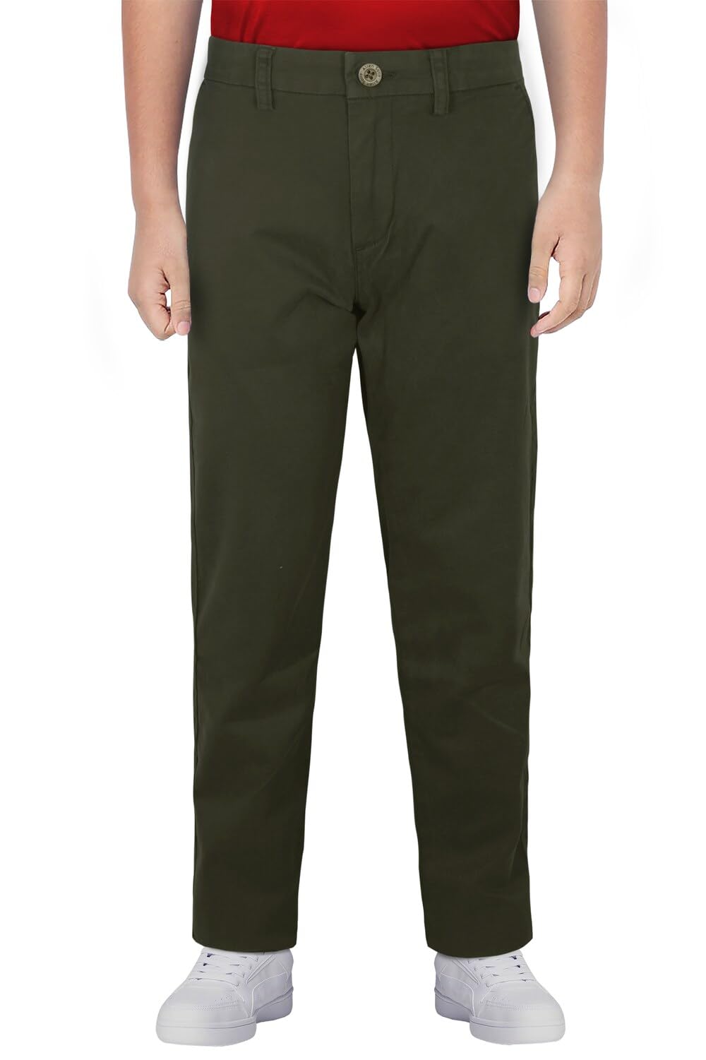 Allen Solly Boys Slim Fit Solid Casual Pants