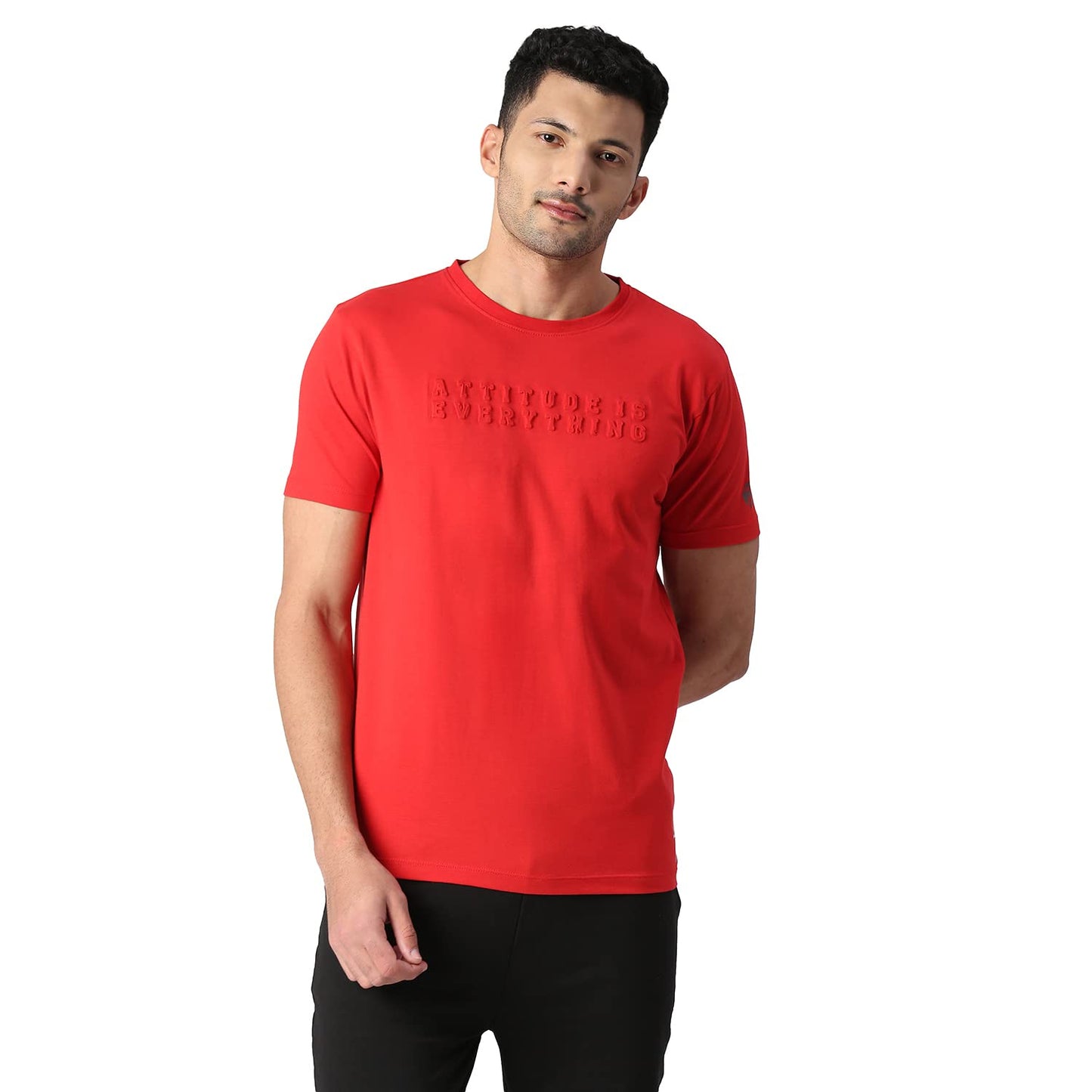 Pepe Jeans MenS Printed Slim Fit T-Shirt (Pm509071255S_Red