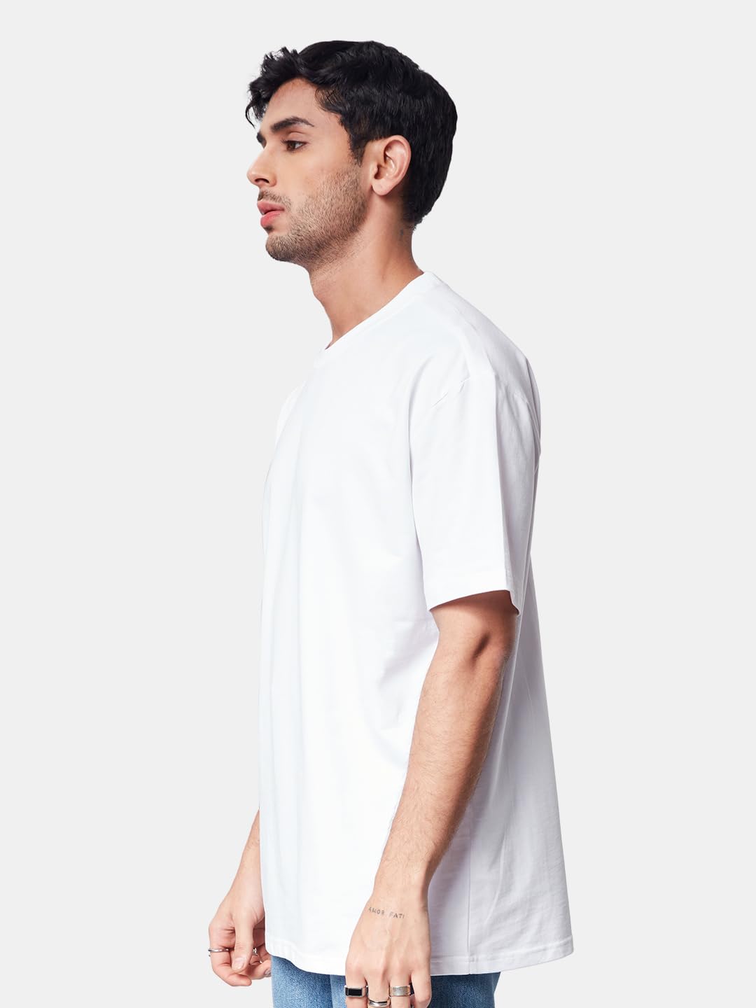 The Souled StoreSolids: White (Oversized) Oversized T-Shirts