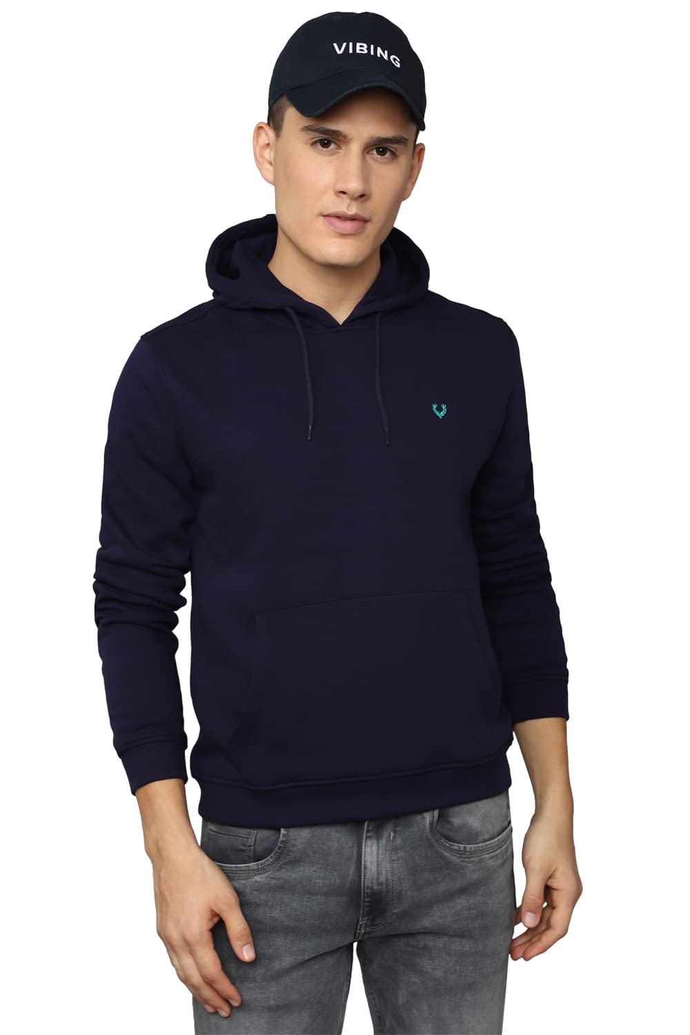 Allen Solly Men Solid Cotton T-Shirt