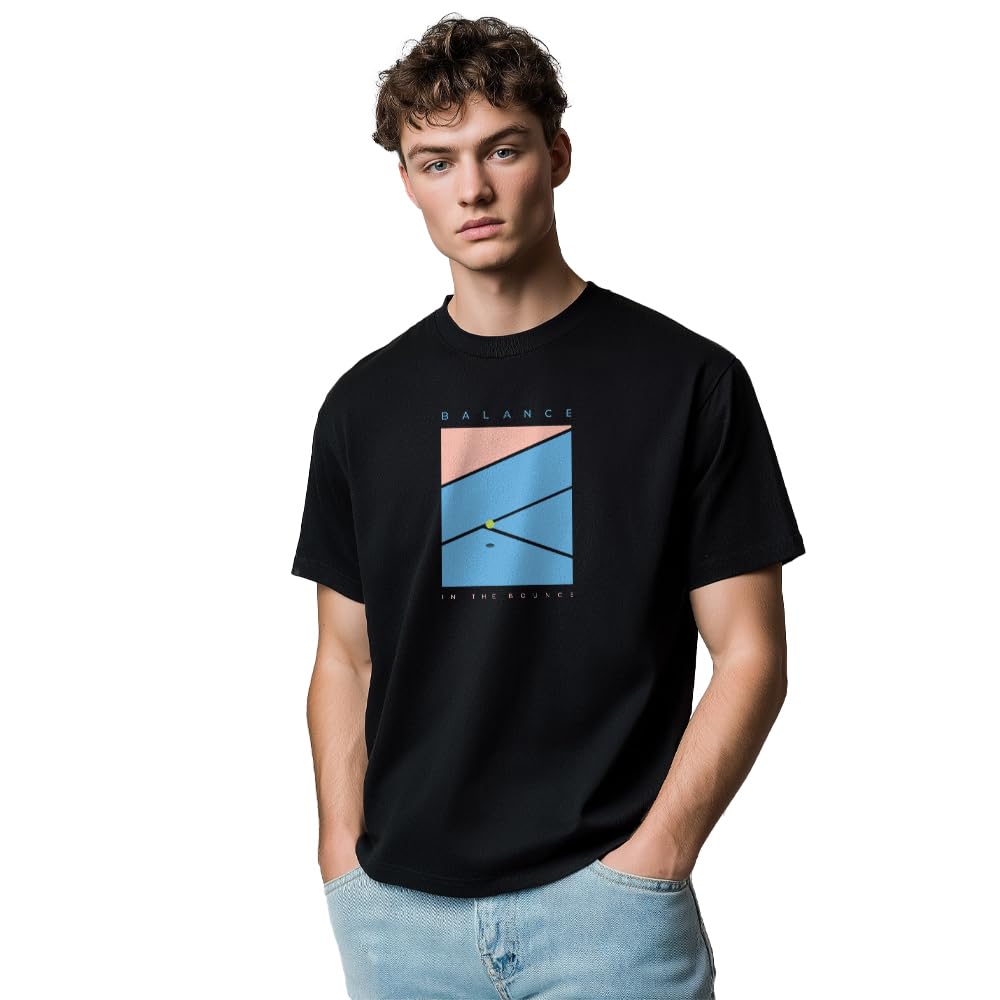 Nobero MenS Graphic Printed Regular Fit T-Shirt (1M-Twts-C1059_Black_5