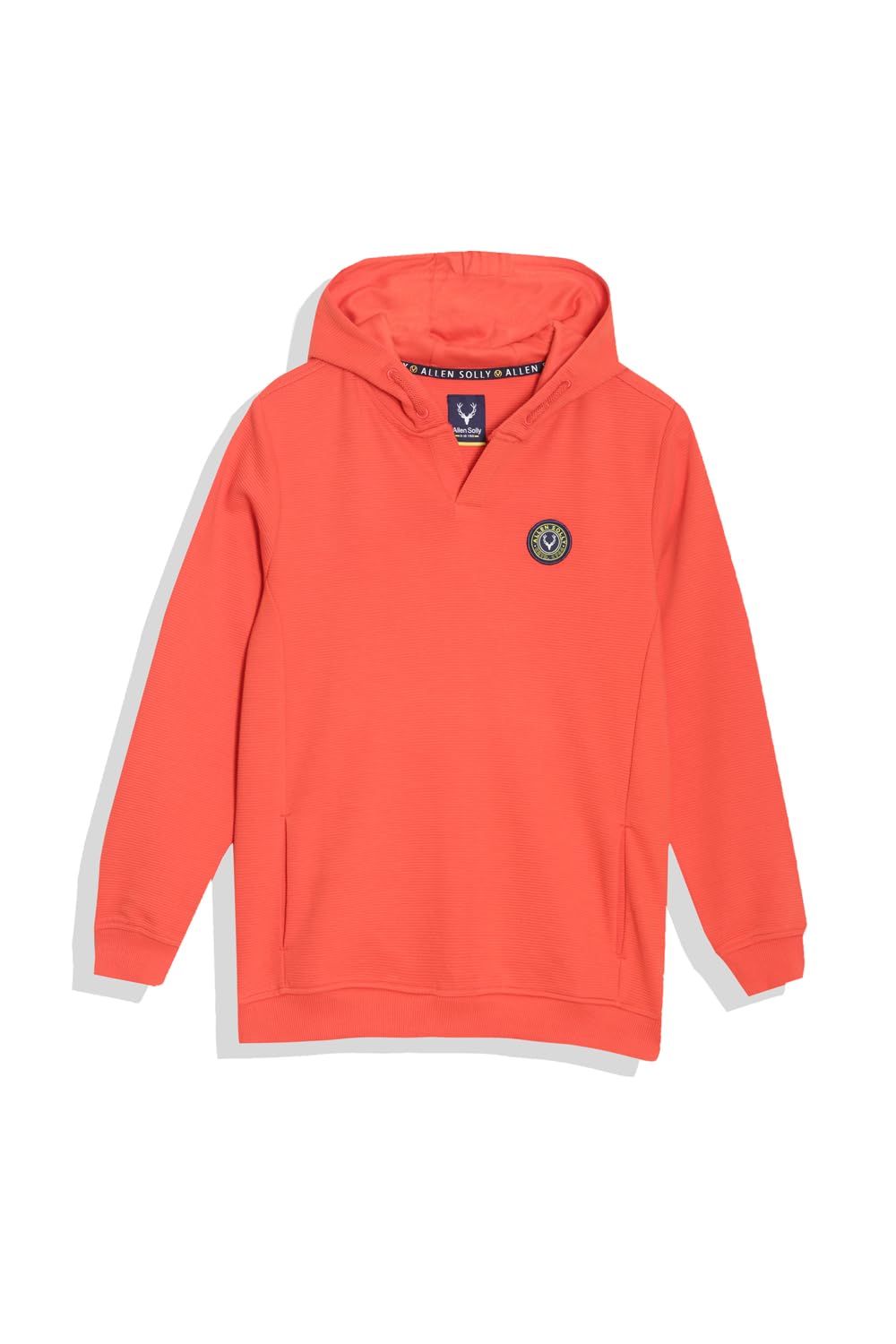 Allen Solly Boys Regular Fit Solid Full Sleeve Hoodie