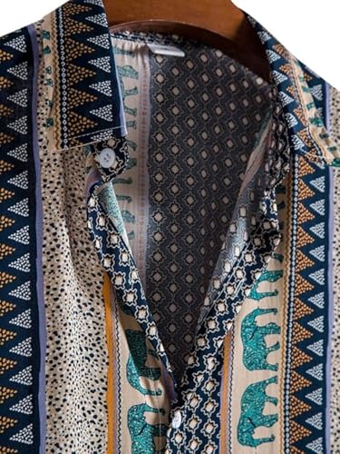 Leriya Fashion MenS Shirt Blue