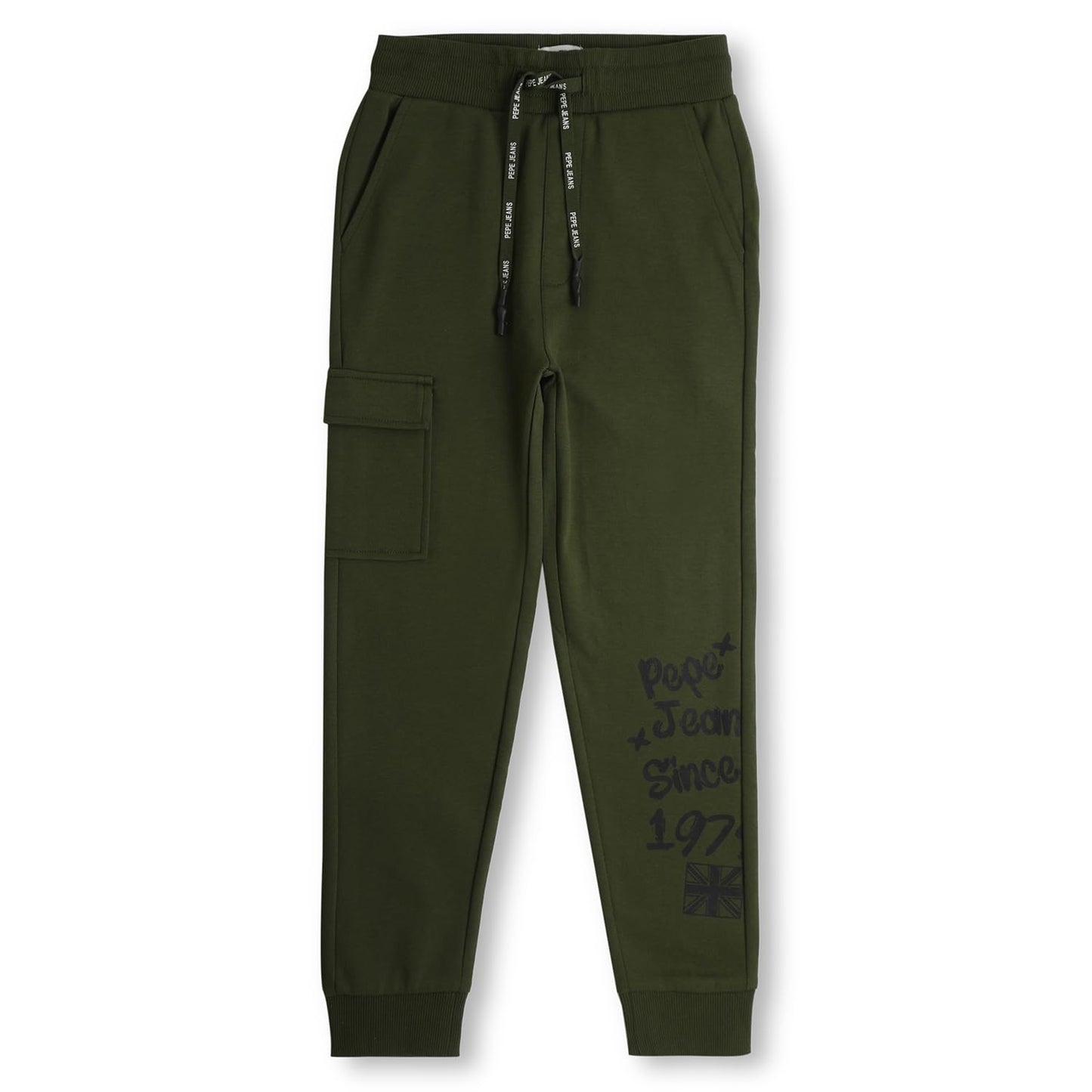 Pepe Jeans BoyS Regular Casual Pants (Pb210705_Olive Green