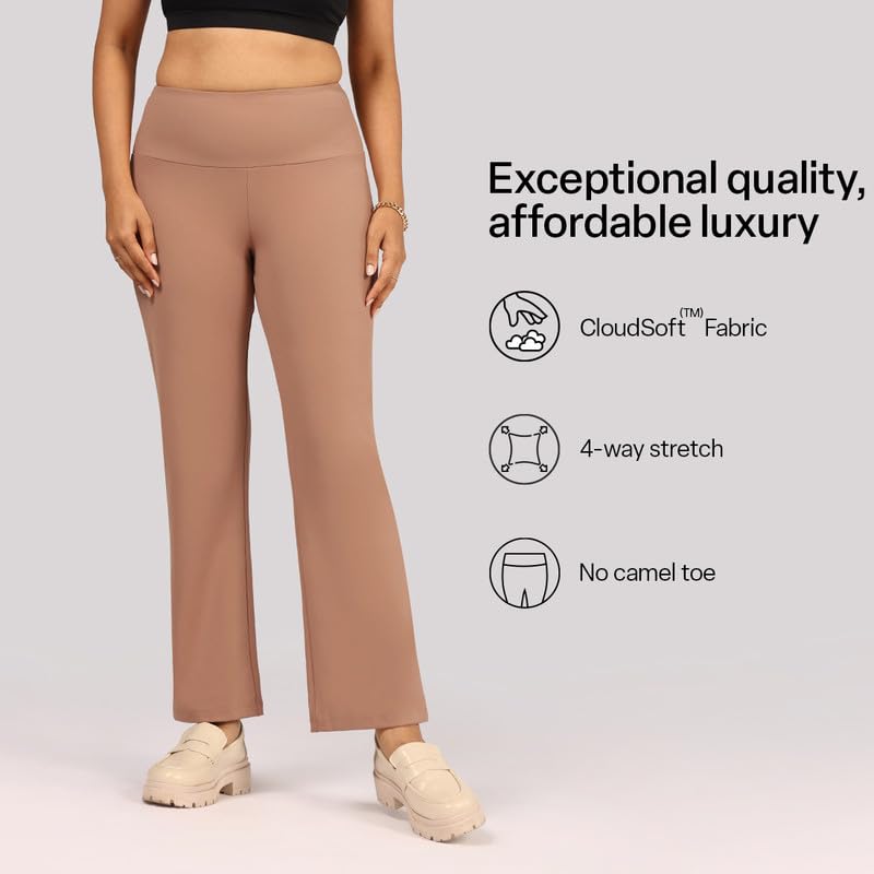 BlissClub Ultimate Straight Pants - Lite - Regular Below 54, Straight Silhouette, Stretchy, Comfortable, Back Pocket