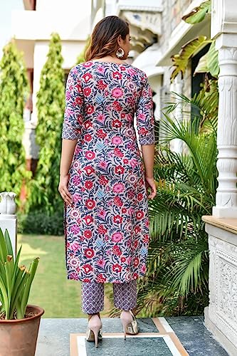 Lymio Kurta Set for Women | Women Kurta | Women Kurta Sets Kurtis | Women Kurta Pant Set | Women Kurta Pant Set Women Kurti Set with Pant | Women Kurti Set with Pant Cotton (K-18-19)