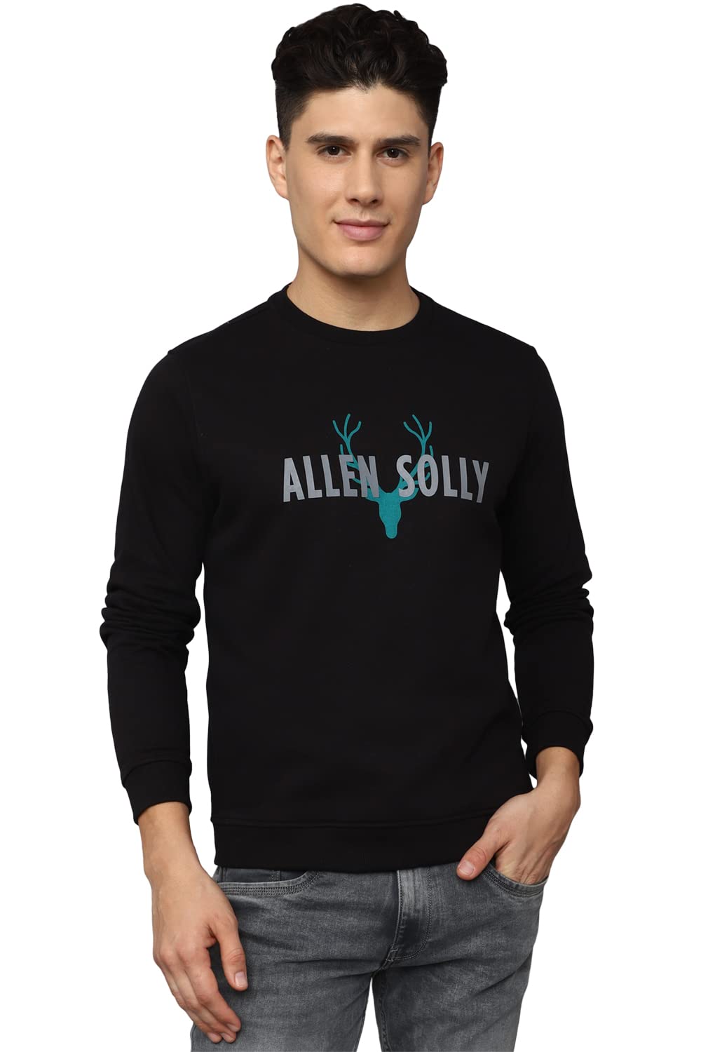 Allen Solly Men Printed Cotton Round Neck T-Shirt