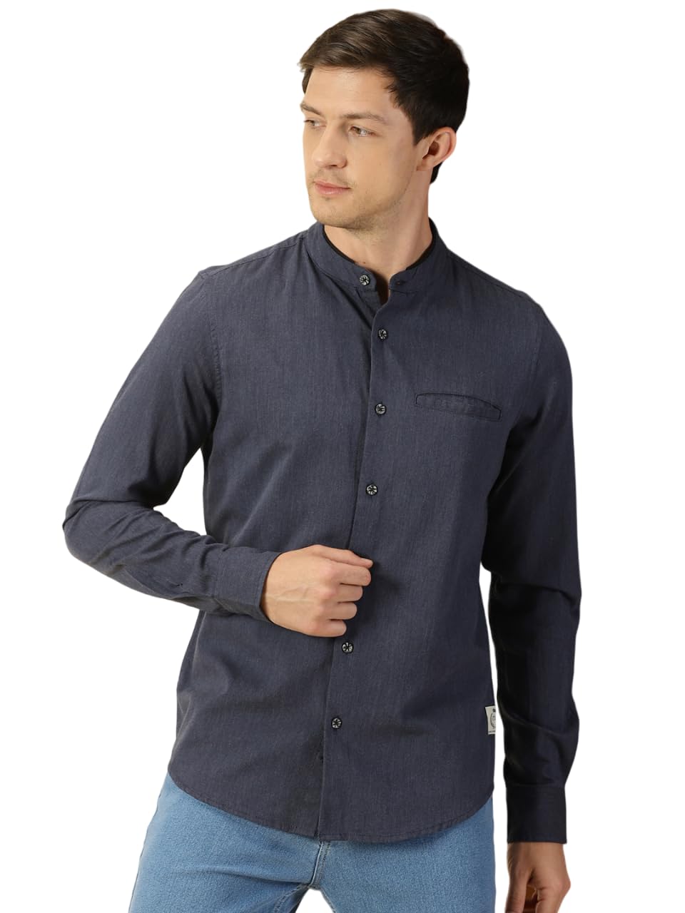 Thomas Scott Mens Slim Fit Shirt (CCSH029_Navy