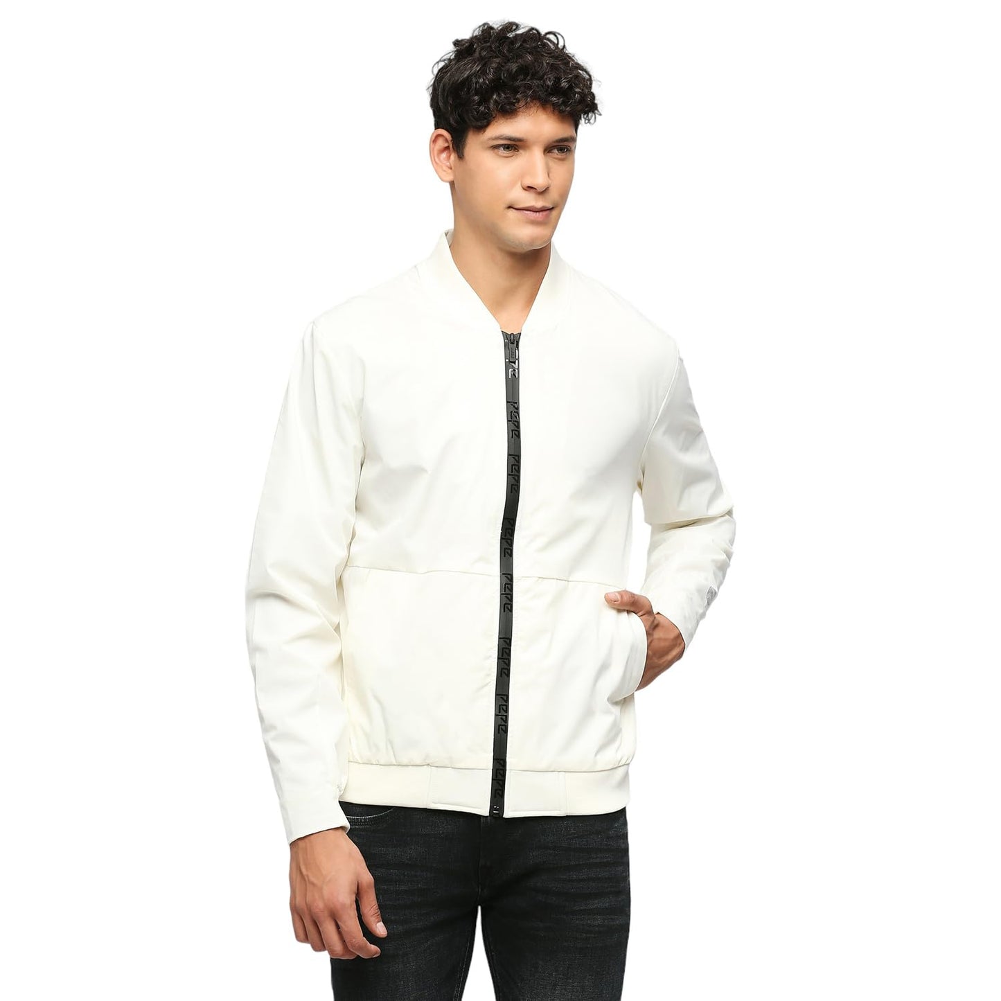 Pepe Jeans MenS A-Line Coat (Pm402903_White