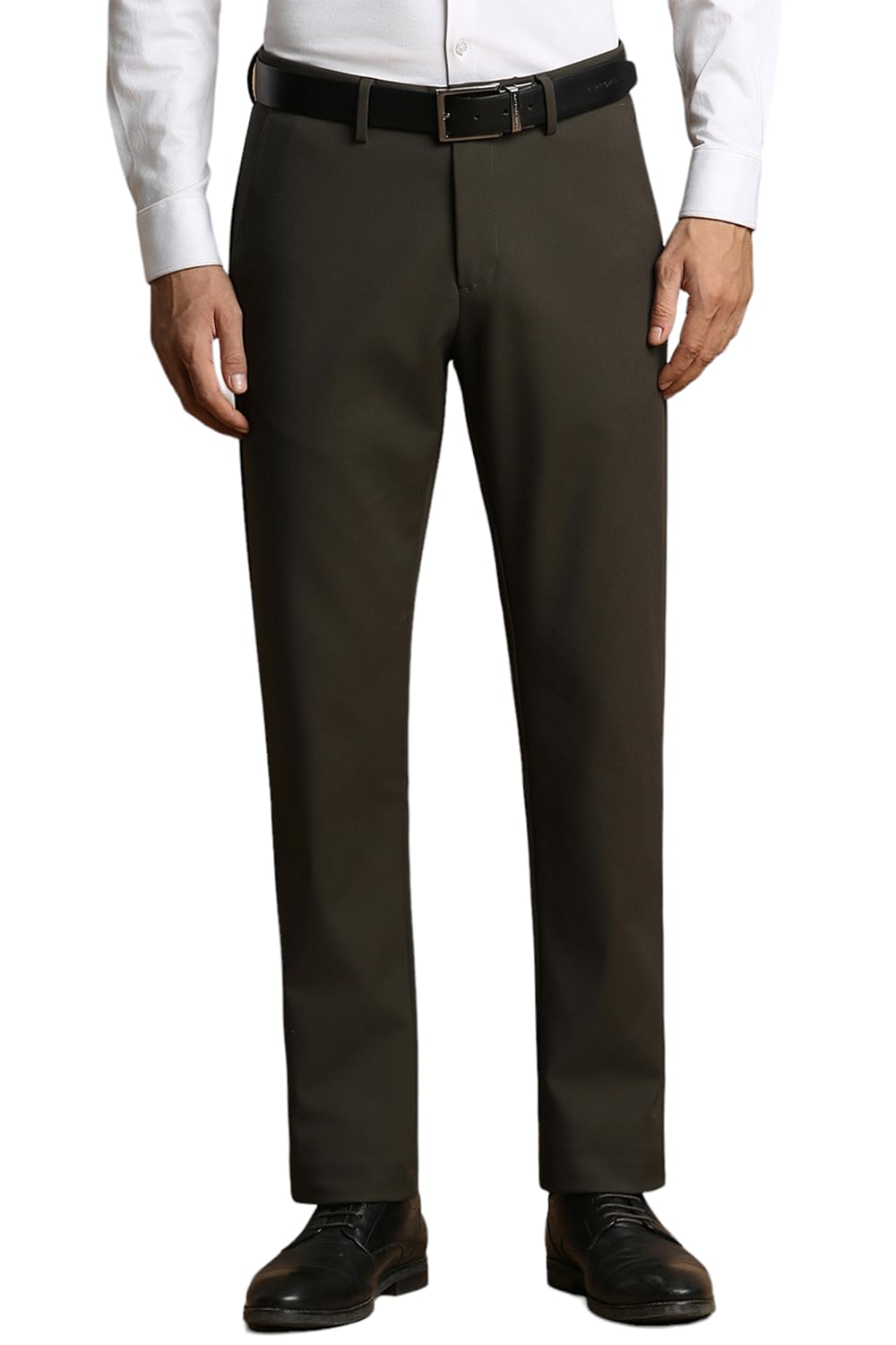 Allen Solly Men Regular Fit Solid Formal Pants