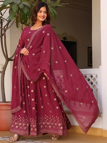 Fashion Basket Georgette Anarkali Kurta For Women
