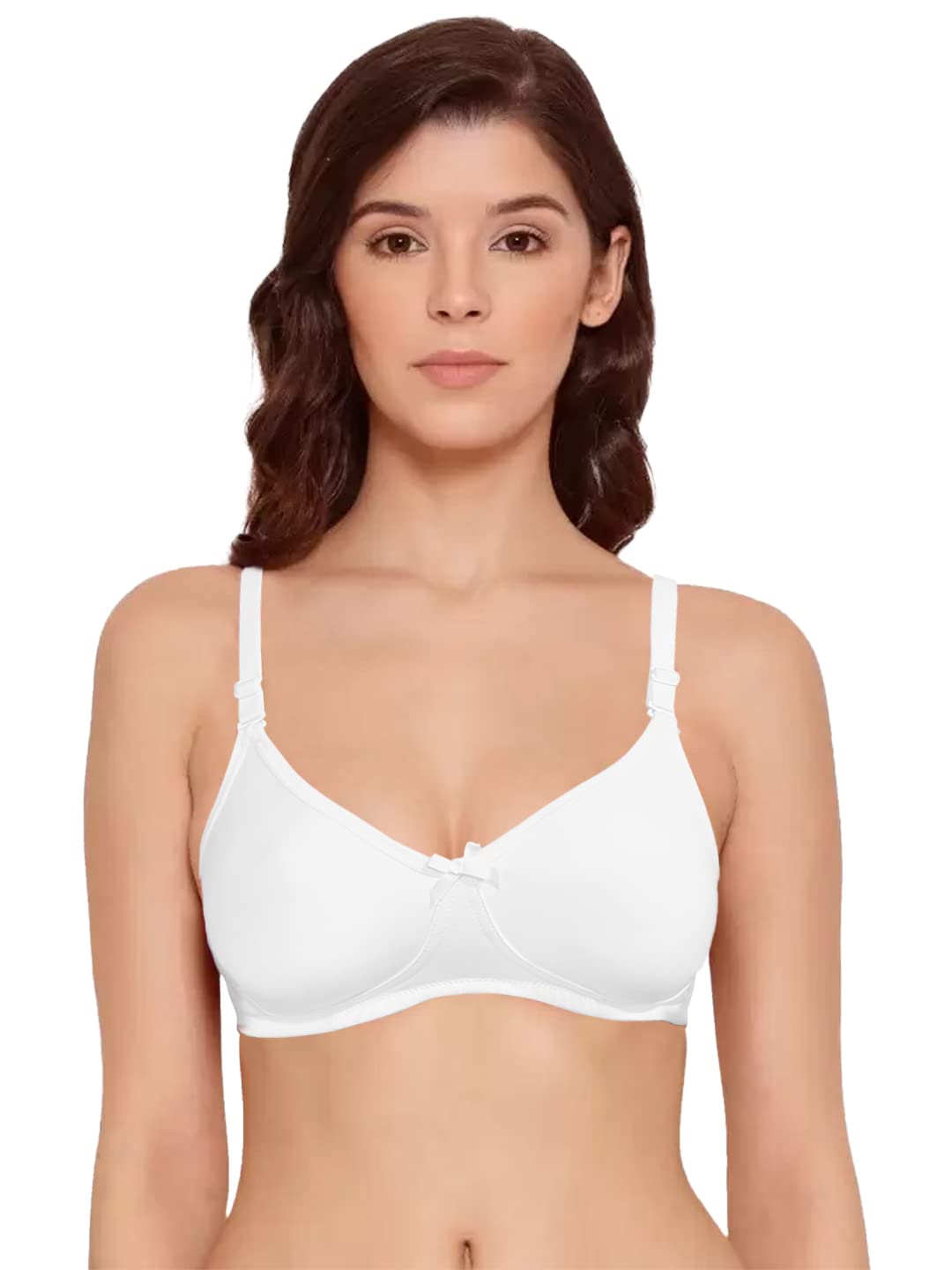 Lyra 551 Diana Spacer Full Coverage Premium Cotton C-Cup Bra For Women White