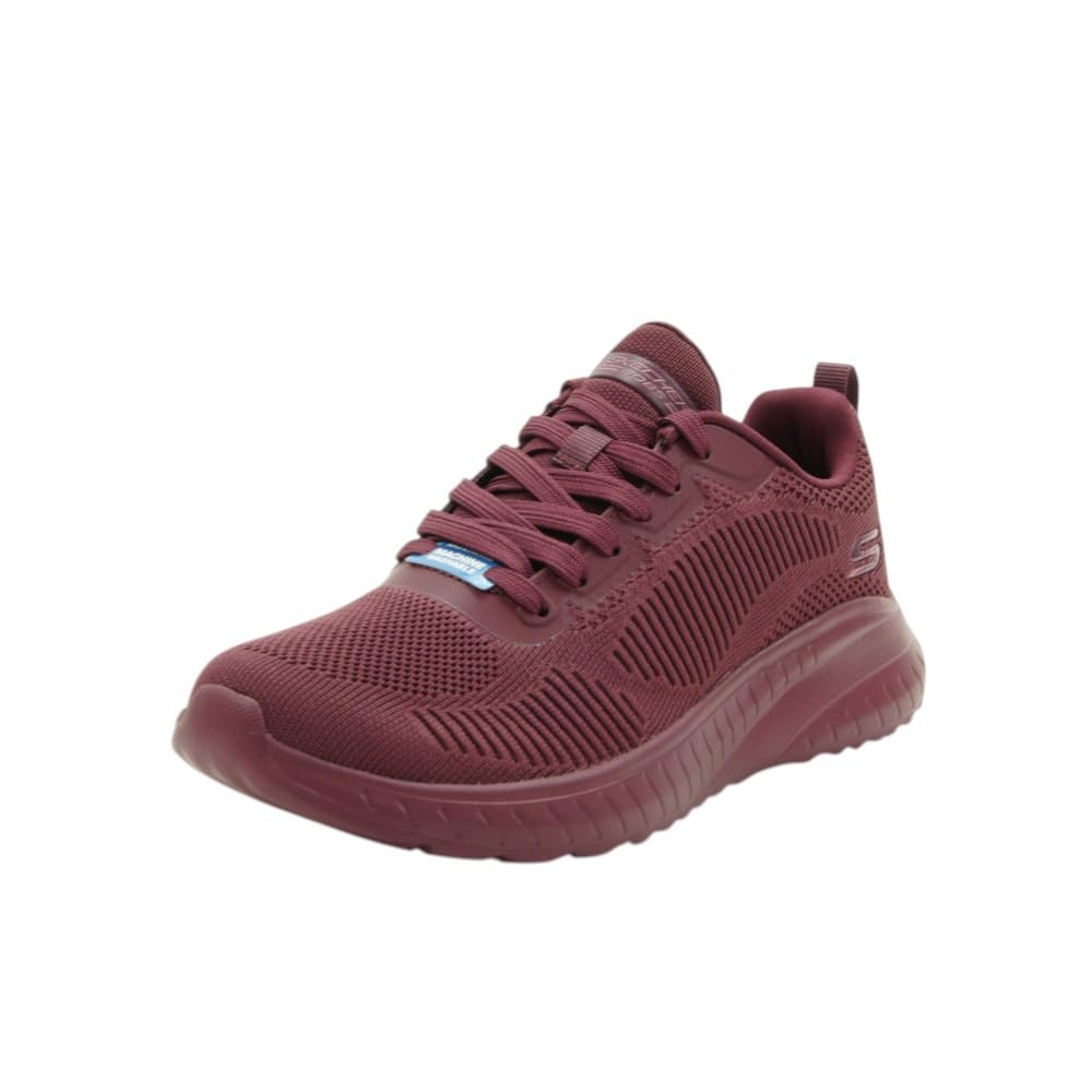 Skechers Women Bobs Squad Chaos Face Off Lifestyle Lace Up Casual Shoes