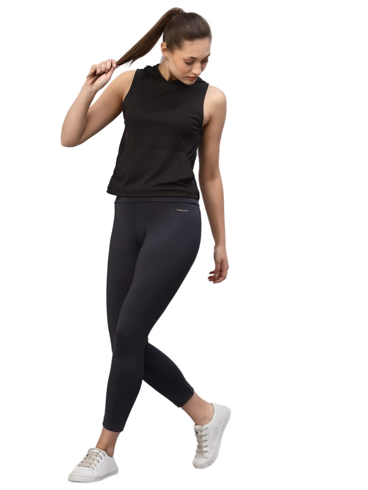 Rigo Round Neck Activewear Top for Women | Comfort Fit Stylish Active T-Shirt for Girls | Gym/Sports Wear Tees & Workout Tops