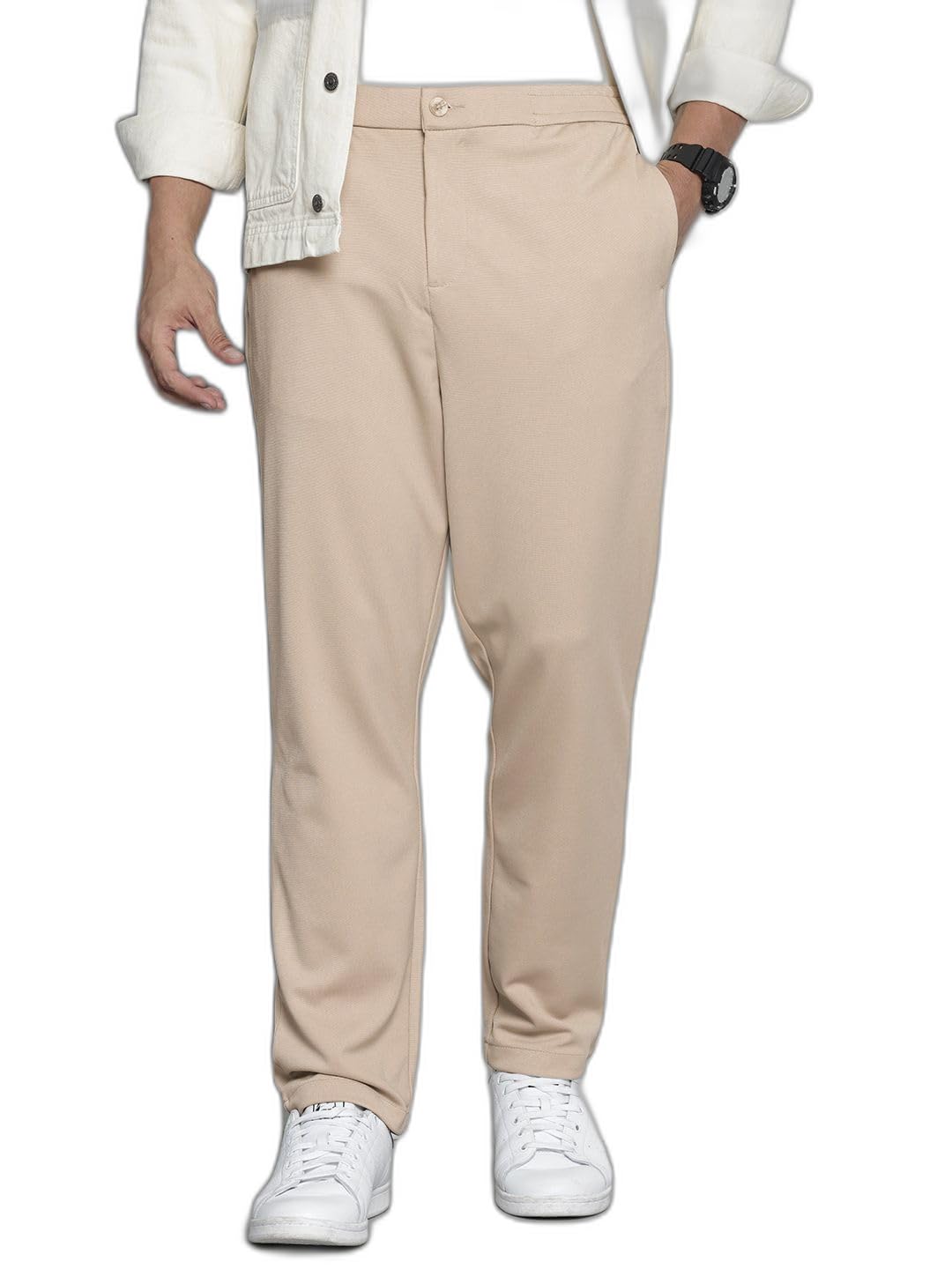 The Indian Garage Co Mens Relaxed Fit Casual Pants