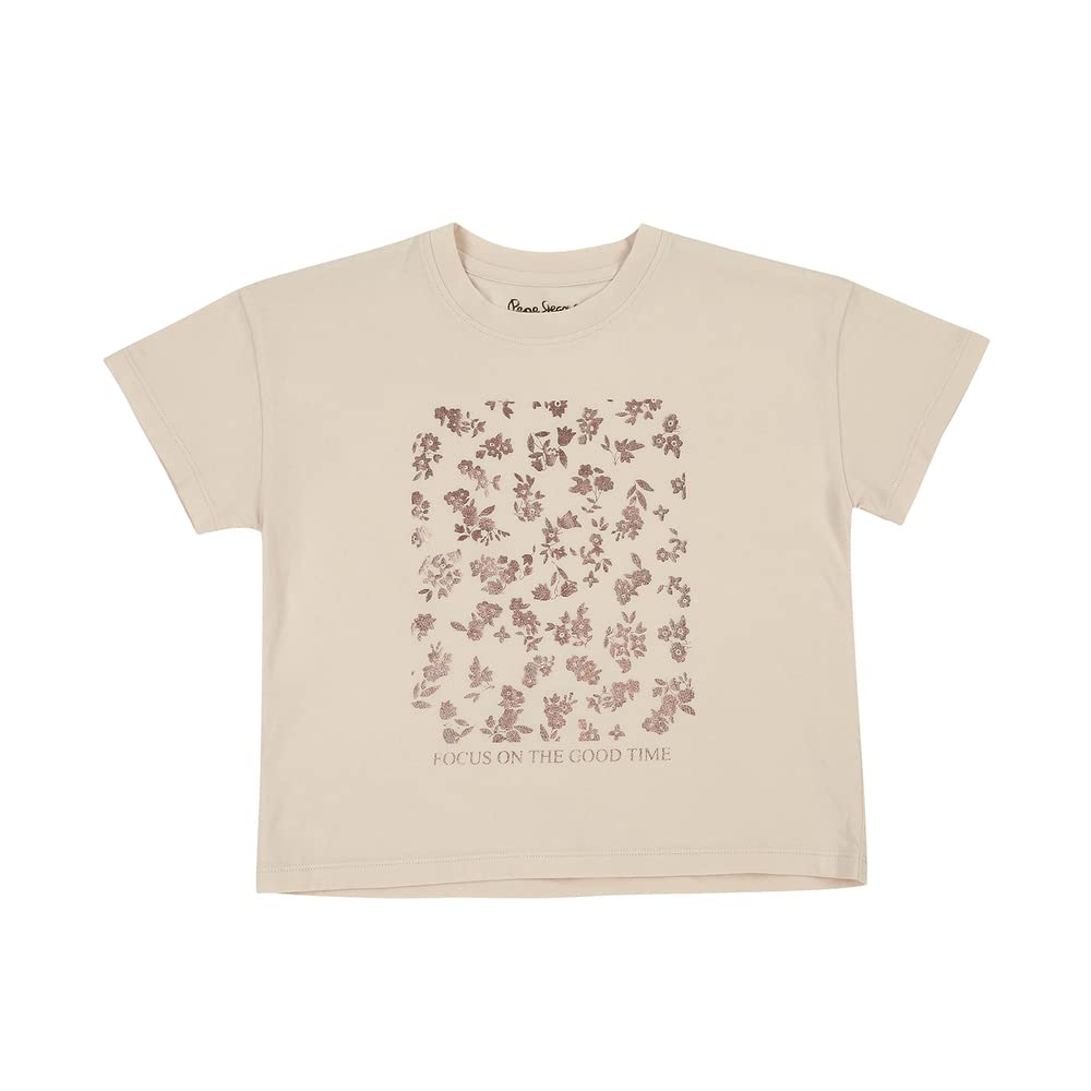 Pepe Jeans GirlS Loose T-Shirt (Pg502989_Soft Pink 4)