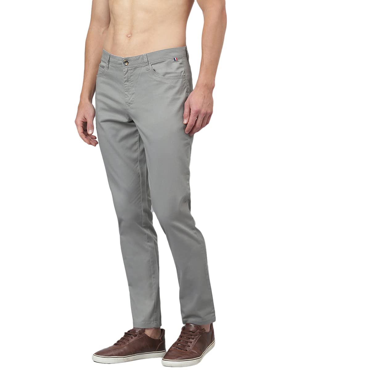 Thomas Scott Mens Solid Slim Fit Trouser