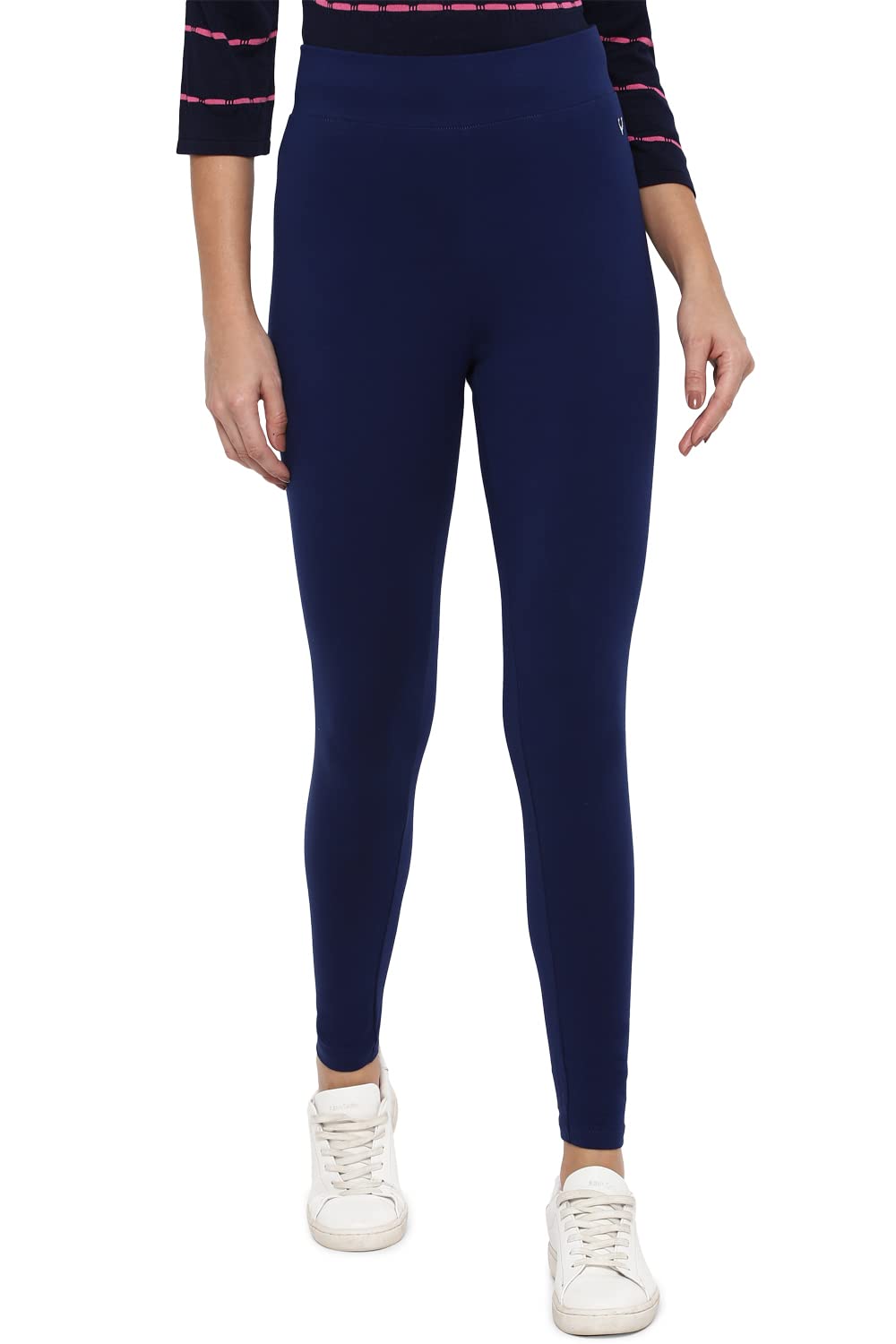 Allen Solly Women Regular Fit Solid Leggings