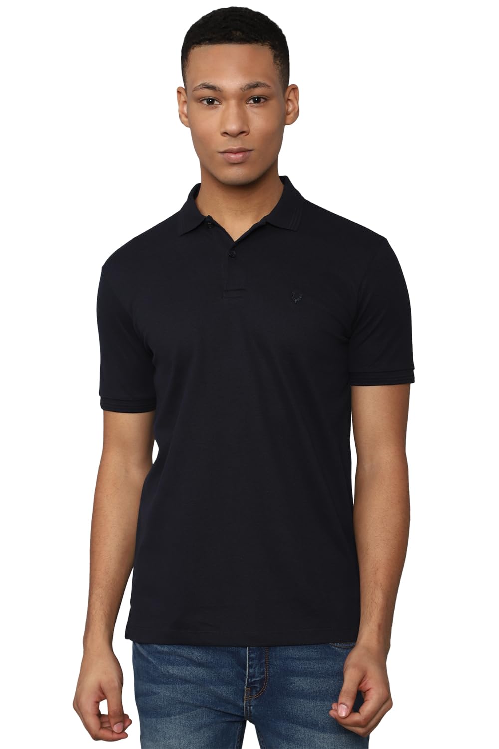 Allen Solly Men Solid Polo Shirt