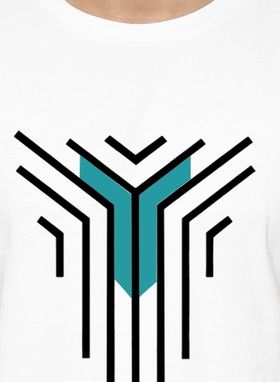 ADRO Graphic Design Mens Printed T-Shirts (RNR-M-LNL-WH_White_S)