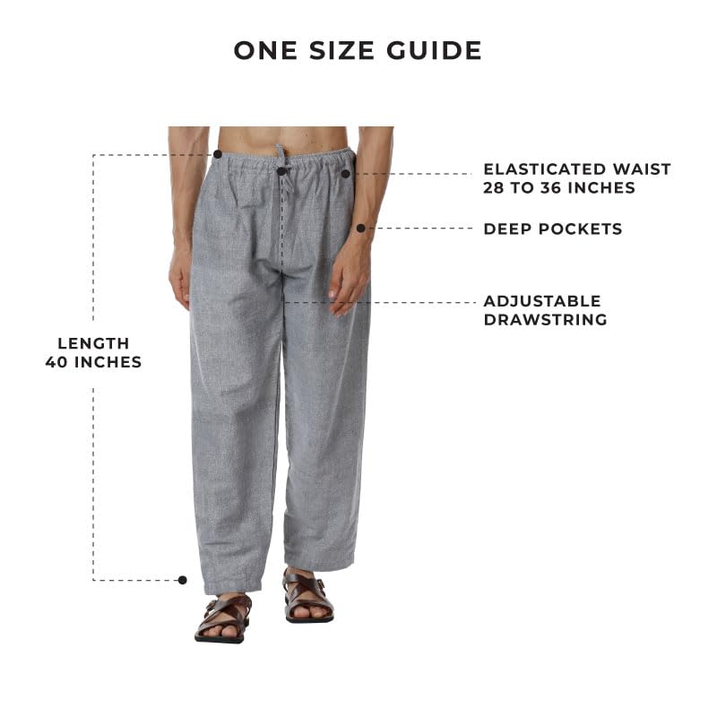 Digital Shopee Men'S Eco-Friendly Cotton Pyjama Pack Of 2