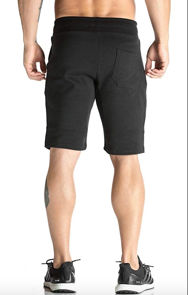 Peppyzone Mens Cotton Shorts for Men | Stylish & Comfortable Shorts Pant for Men with Elastic Waistband | Gym, Running, Sports