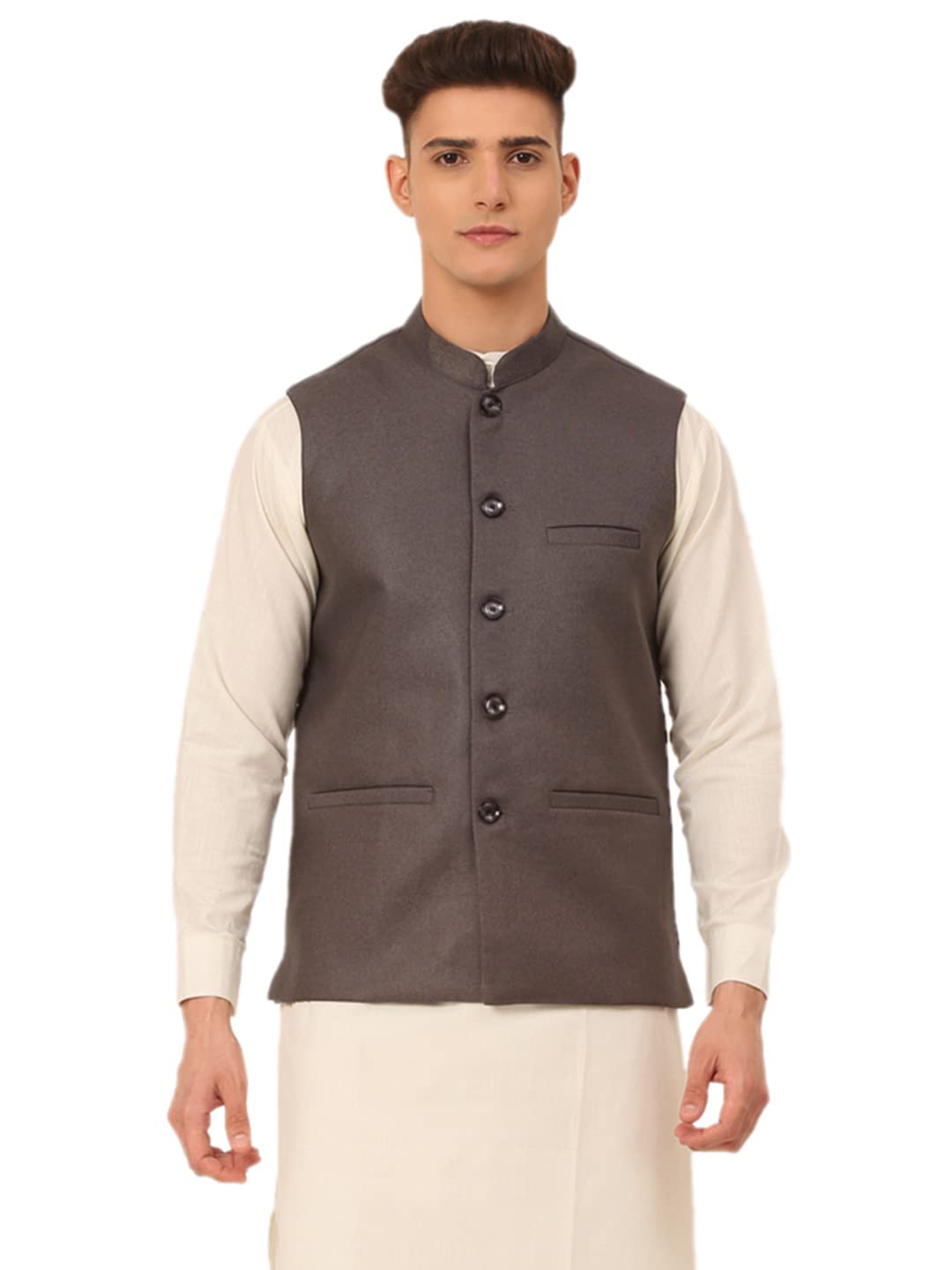 Jompers Mens Solid Nehru Jackets