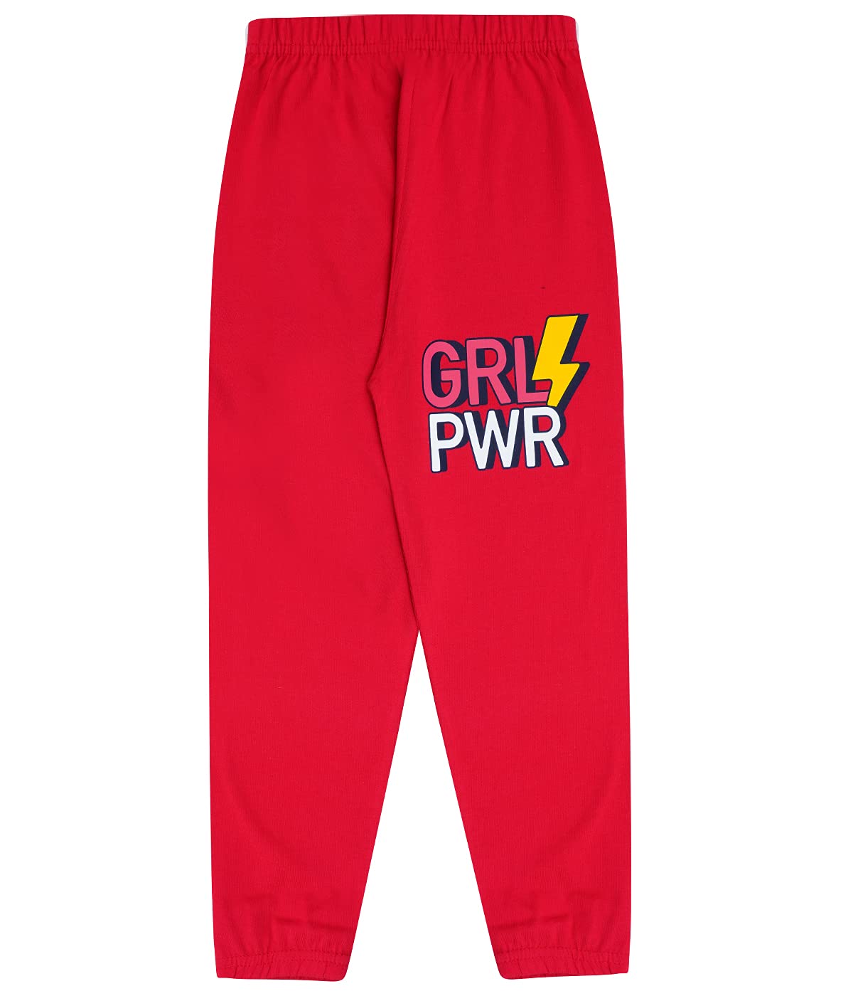 KYDA KIDS Girls Cotton Printed Regular Fit Track Pants (Pack of 2) Multicolour