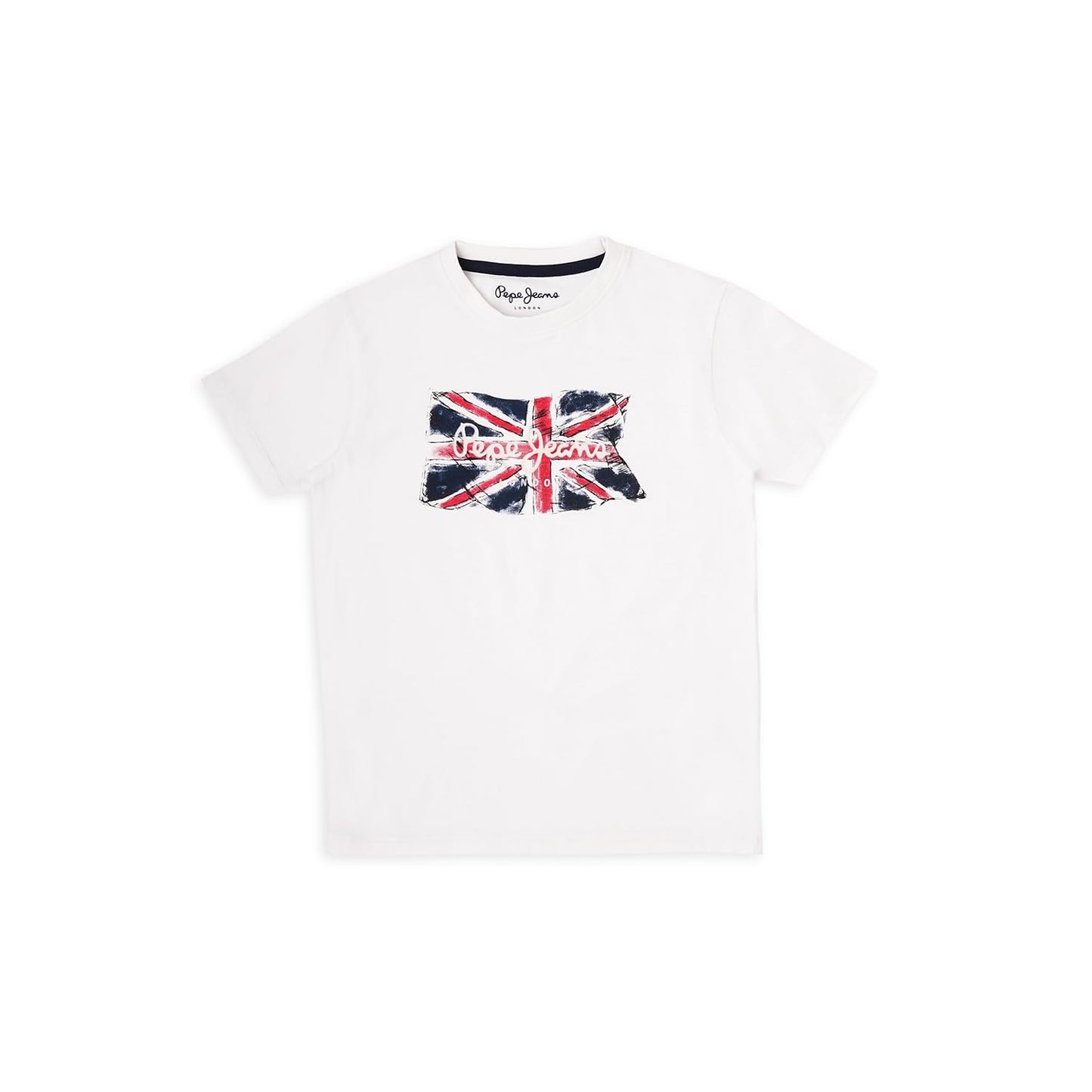 Pepe Jeans Boy'S Regular Fit T-Shirt (Pb503949_White