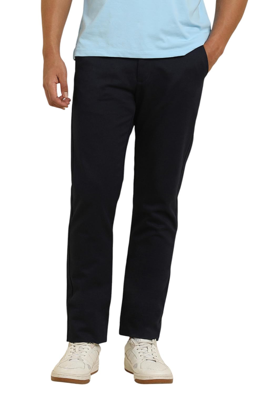 Allen Solly Men Slim Fit Regular Fit Solid Casual Trousers