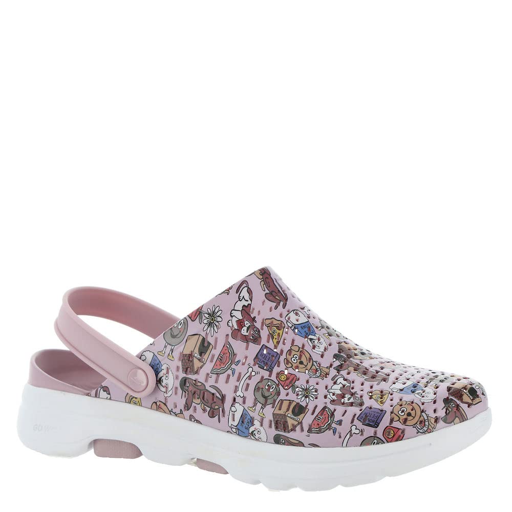 Skechers Women Go Walk 5 Foamies Pup Life Sandals & Floaters