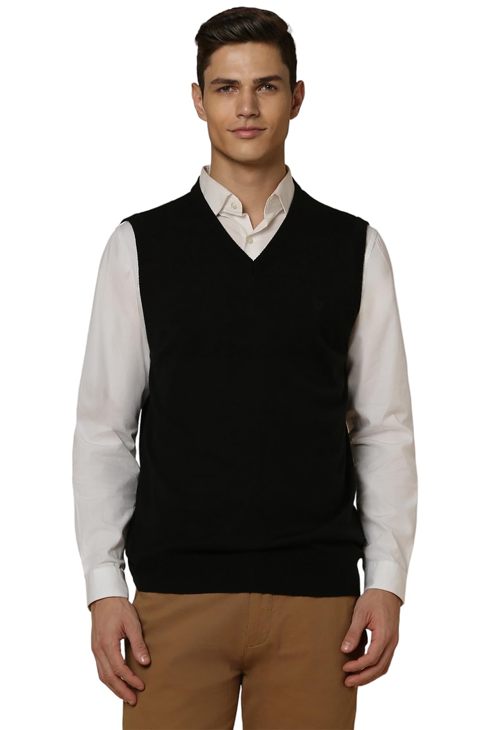 Allen Solly Men Solid Sleeveless Vest