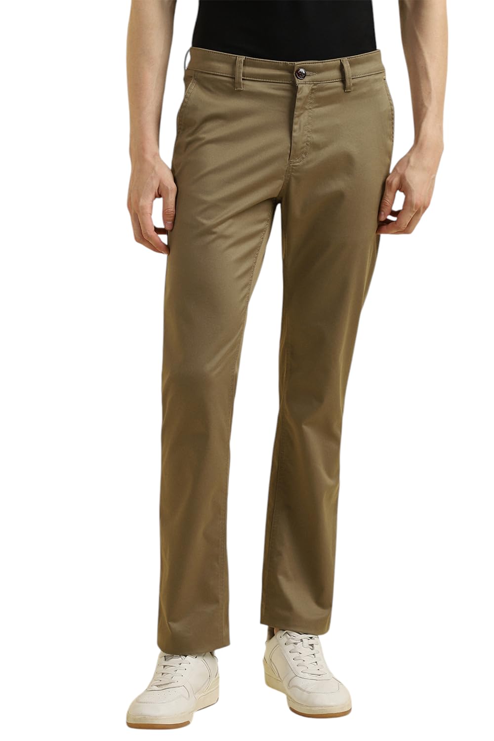 Allen Solly Men Regular Fit Solid Casual Trousers