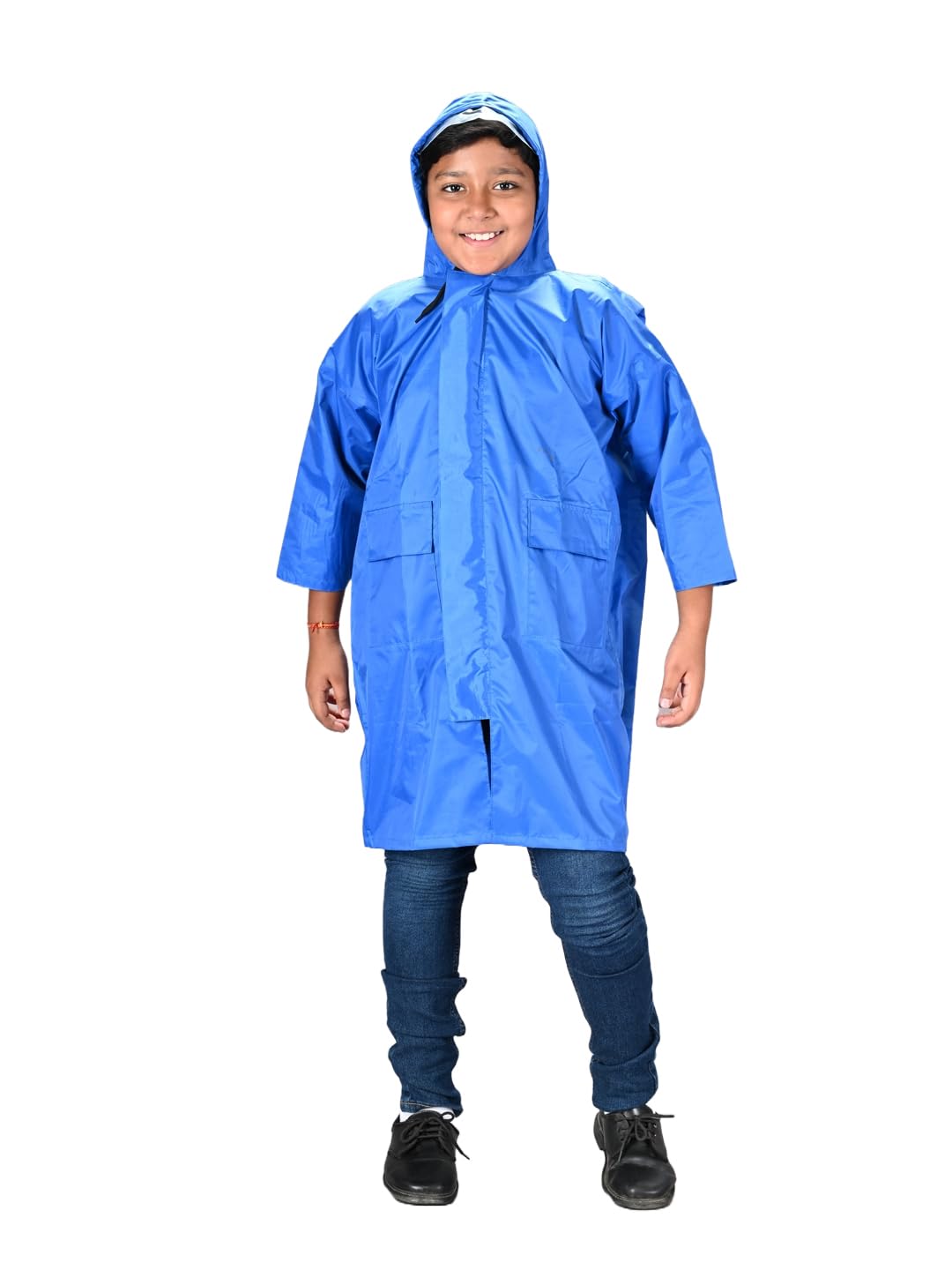 Lux Venus Boys Raincoat With School Bag Cover Royal Blue