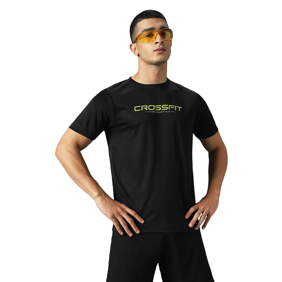 PUMPD Mens Regular Fit T-Shirt (PUMSS25MTS-1901_Black Hole