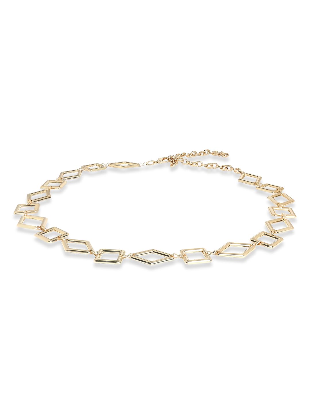 Vero Moda Women Solid Golden Zinc Regular Fit Belt