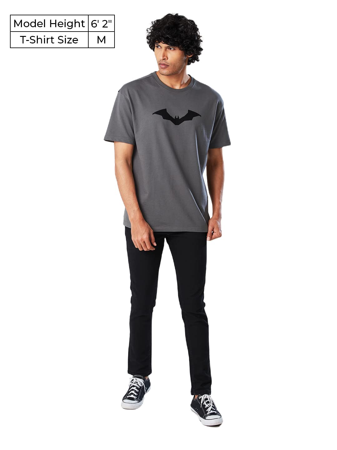 The Souled Store Men Official Minions Busy Ignoring Blue Print Layered Oversized T Shirts for Men Baggy Off-Shoulder Loose Fit R