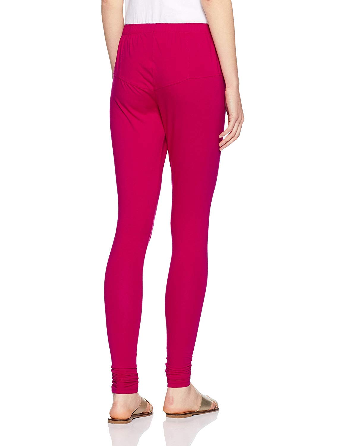 Lux Lyra Women Solid Premium Cotton Churidar Leggings | Mid-Waist | Fashionwear Loose Fit (Large) | Rise Style: Mid Rise