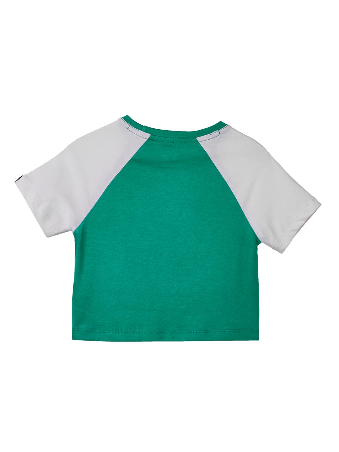 The Souled Store|Official Powerpuff Girls: Fierce Kids and Girls Crop Tops|Half Sleeve|Regular fit Graphic Printed| 100% Cotton