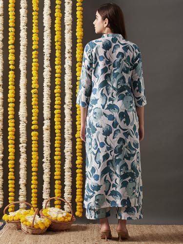 ANNI DESIGNER Rayon Blend Women Kurta & Palazzo