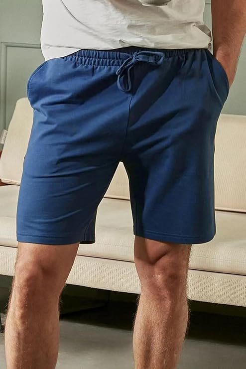 Nobero MenS Bermuda Shorts (1M-Bwsh-R0036-Bl_Black / Navy Blue