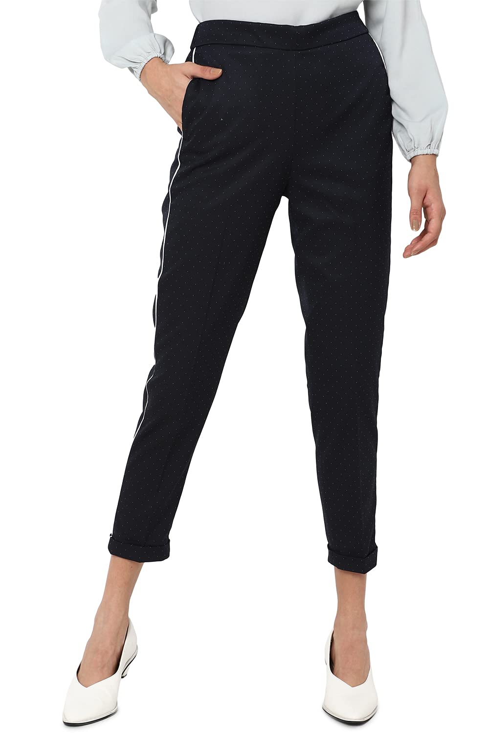 Allen Solly Women Regular Fit Casual Polyester Pants