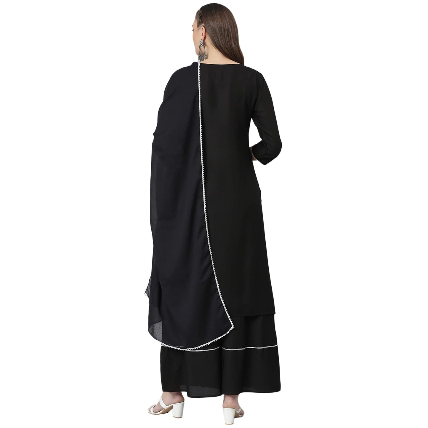 Stylum Women's Cotton Blend Rayon Kurta Set
