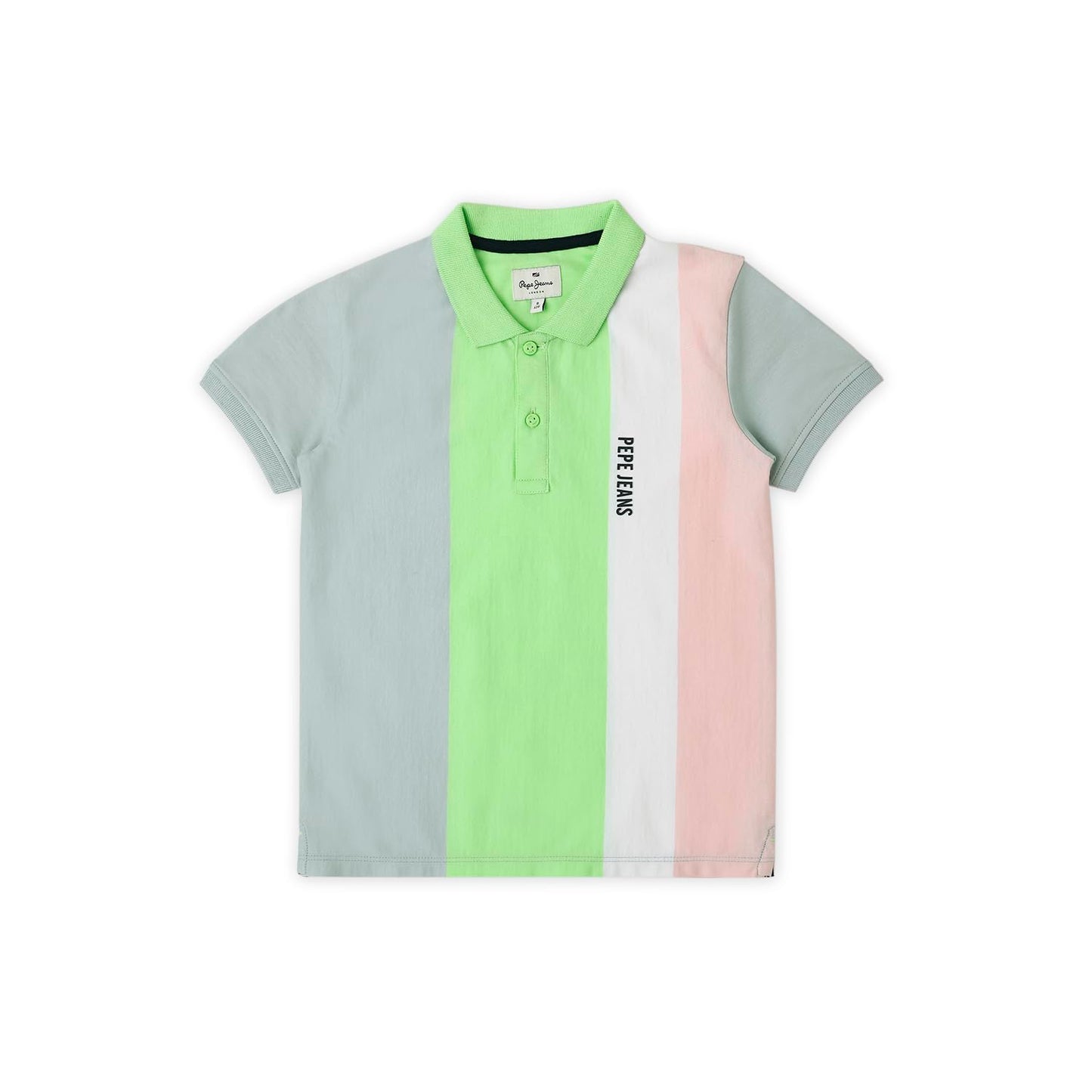 Pepe Jeans BoyS Striped Regular Fit T-Shirt (Pb540947_Green