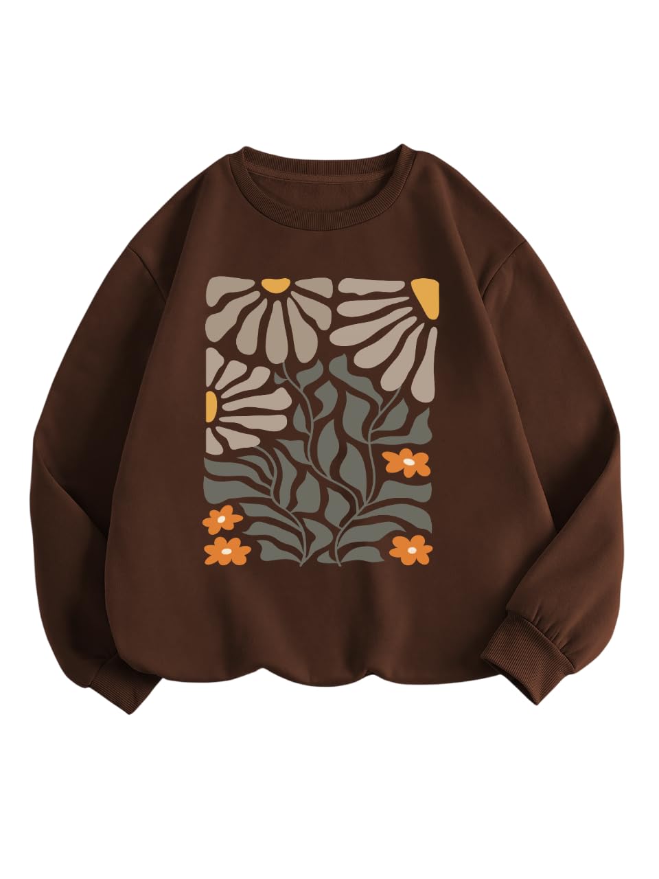 TAGAS Womens Sweatshirt| Jumper Women Winter Wear| Floral Print (Sweatshirt) for Women |Womens Winter wear