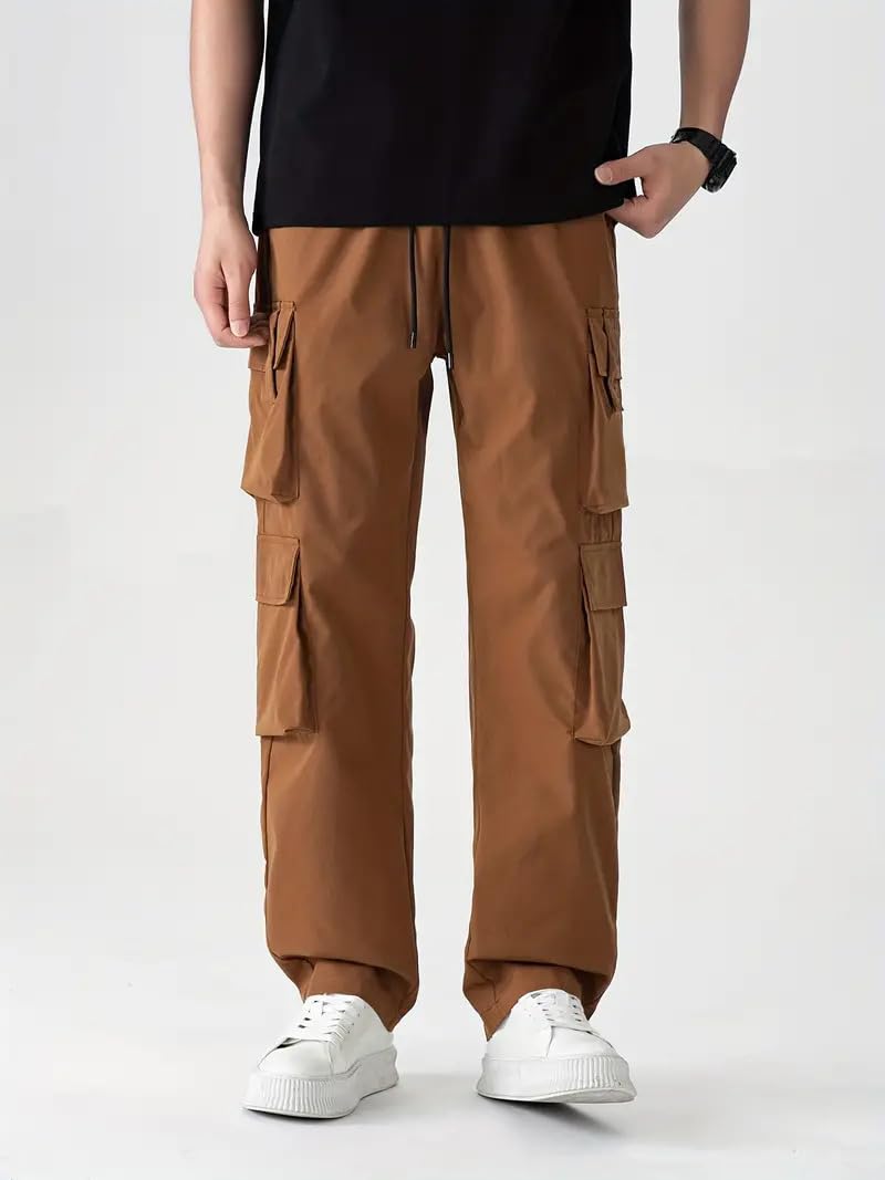 Indoprimo Men Cargo || Men Cargo Pants || Men Cargo Pants Cotton || Cargos For Men || Men Cargo Trouser - Denver (In, Alpha, L,