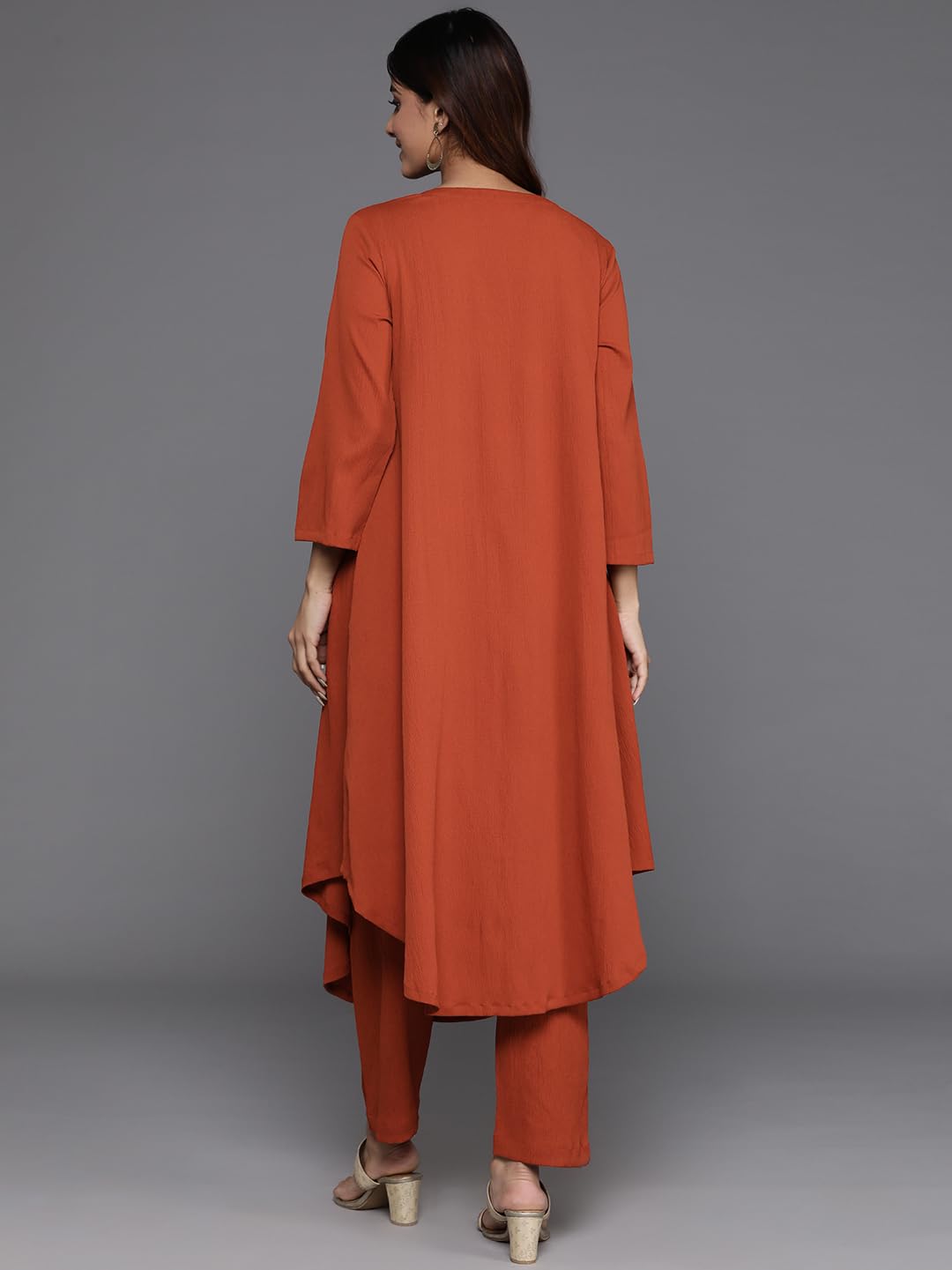 Varanga Women Empire Gathered Detail A Line Kurta With Trouser