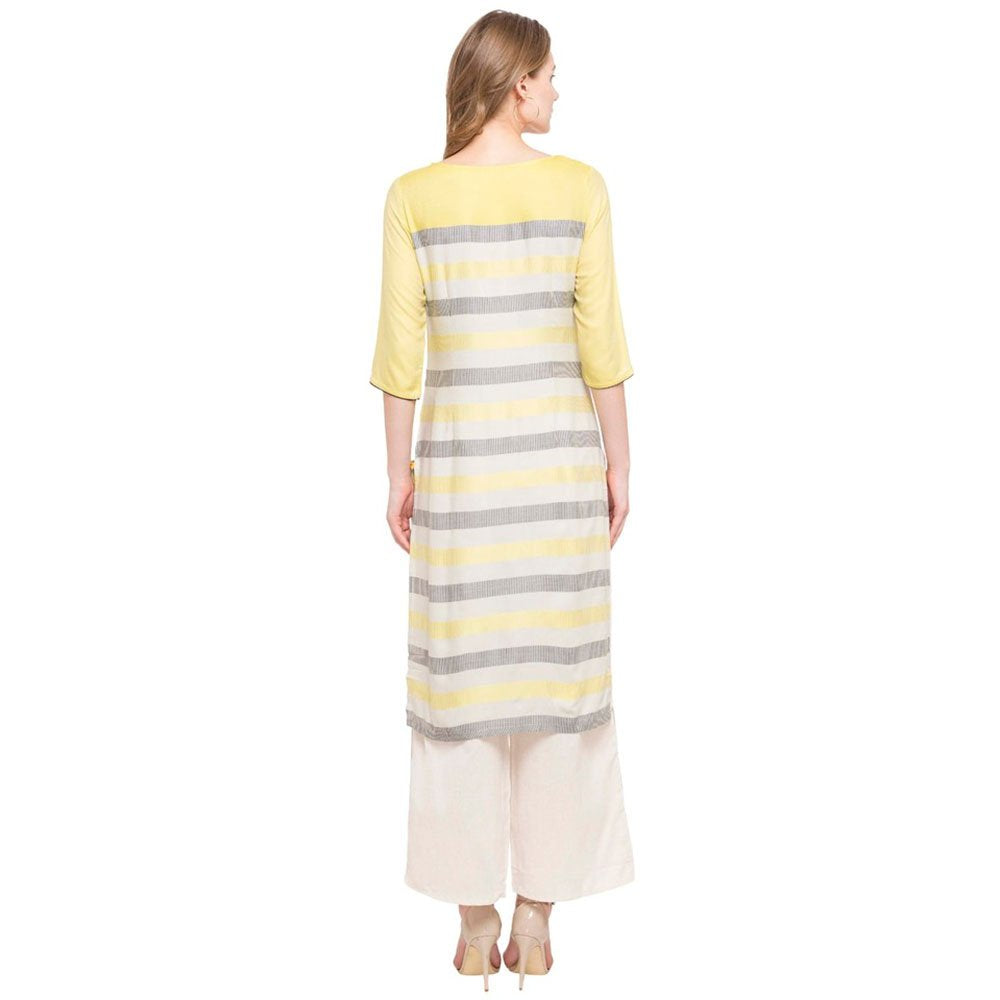 Aurelia Women Rayon 's Straight Fit Kurta