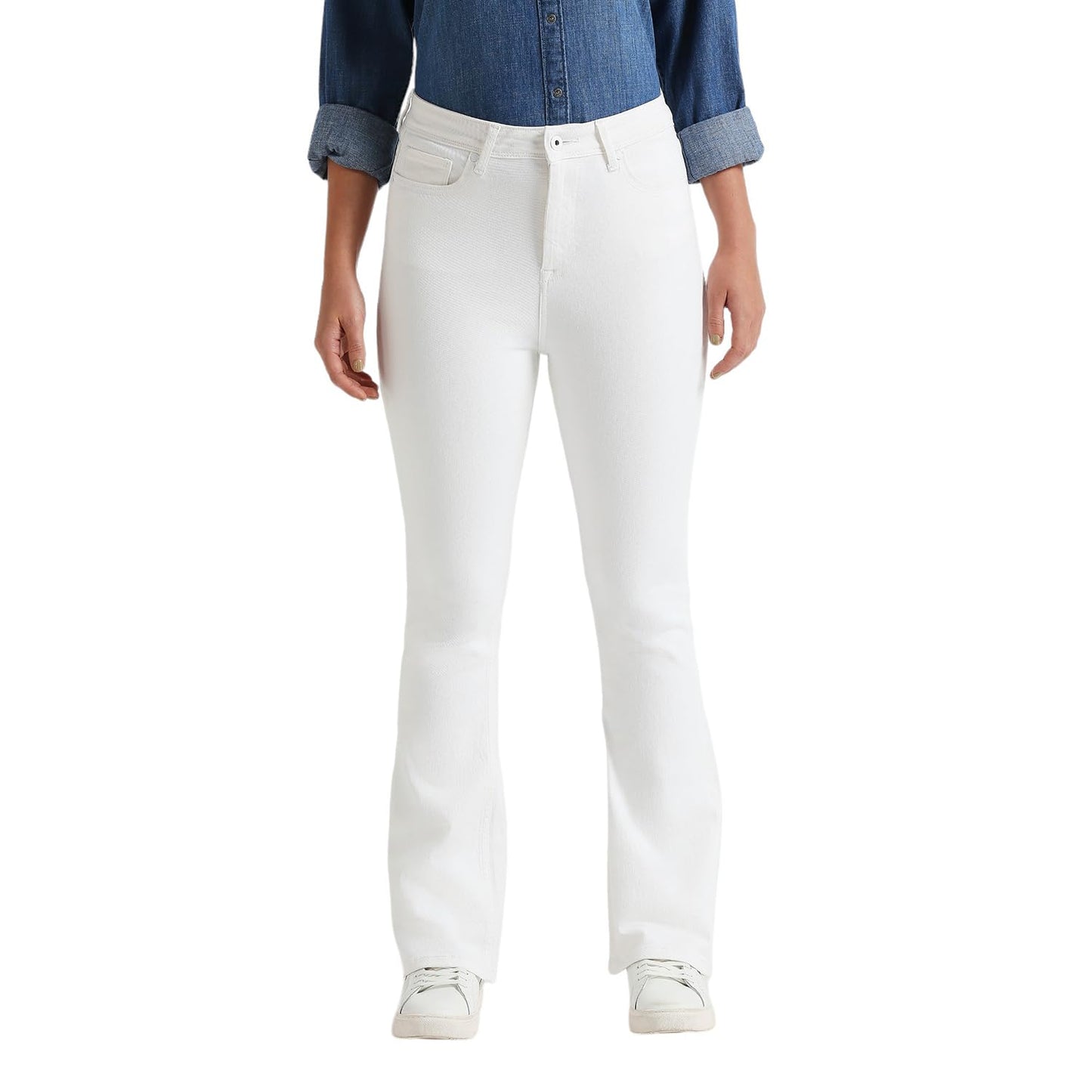 Pepe Jeans Women'S Straight Jeans (Pl204945P570_White